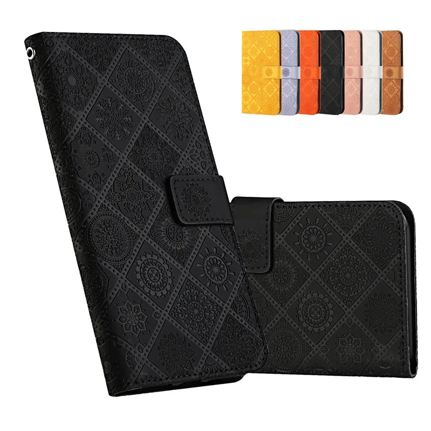 National Pattern Flip Walle Leather Phone Case For Xiaomi Redmi Note 10 10S 9 9T 9S Pro 9A 9C 8 8T 8A Holder Stand Book Cover