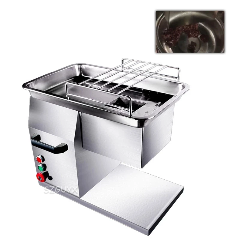 Commercial stainless steel meat slicer dicing machine multifunctional automatic shredding slicer vegetable shredding machine