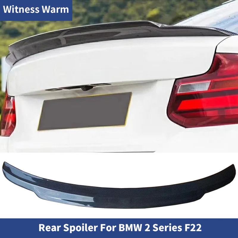 F22 Carbon Fiber/frp Rear Wing Spoiler for Bmw 2 Series F22 Rear Trunk Lip Spoiler 220i 228i 240i M235i 2014 - Up