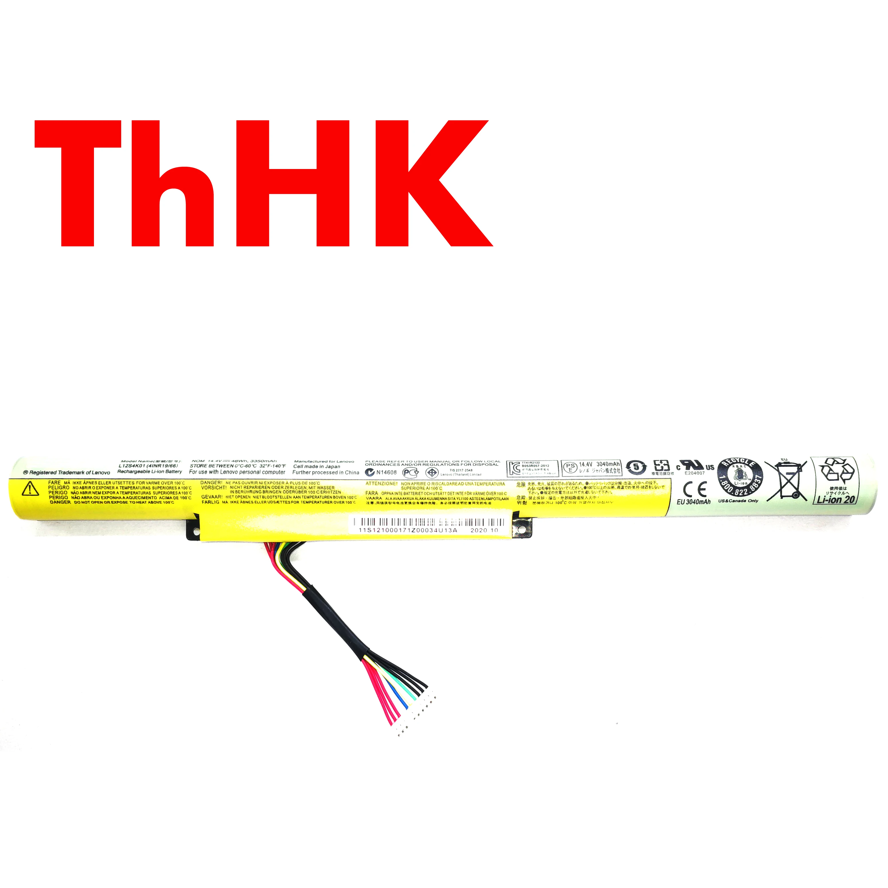 Original y genuino L12L4K01 L12S4E21 L12S4K01 L12M4E21 L12M4K01 L12M4F02 batería del ordenador portátil para LENOVO Z400A Z500A P400 P500 Z410 Z510