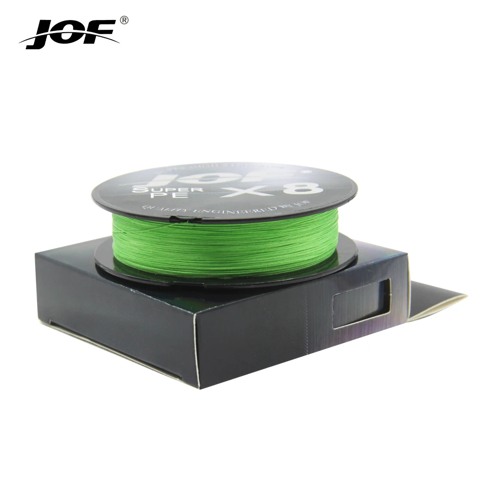 

JOF X8 Braided PE Lines at 150m Fishing Line Double Color Super Powered Braided Line Diameter:0.14-0.5mm Strength Test:6-45.6kg