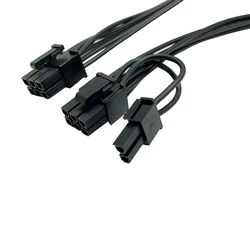 PCIe 6pin to 8pin(6+2) Male to Male PCI-E Power Cable for GPU Power Supply Breakout Board Adapter for Ethereum Mining