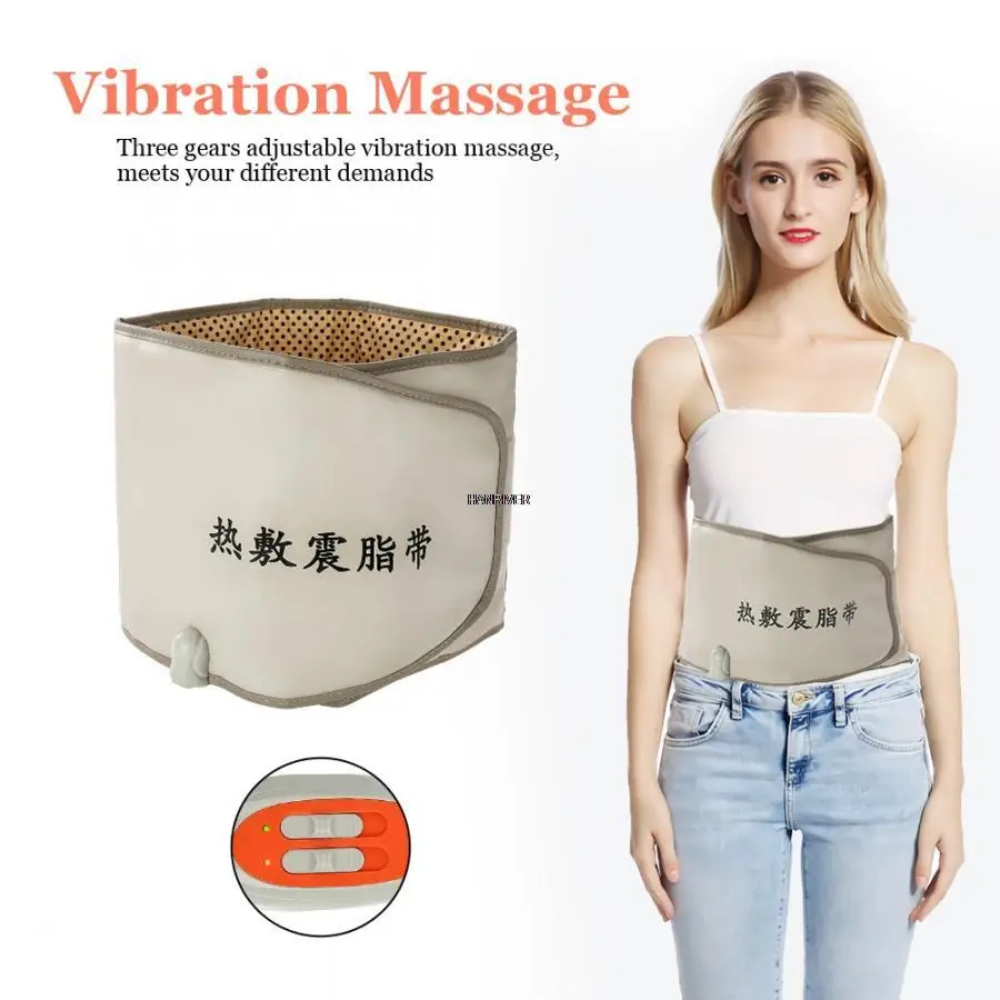 

Electric heating far infrared heating weight loss belt vibration weight loss stimulator fitness equipment weight loss belt