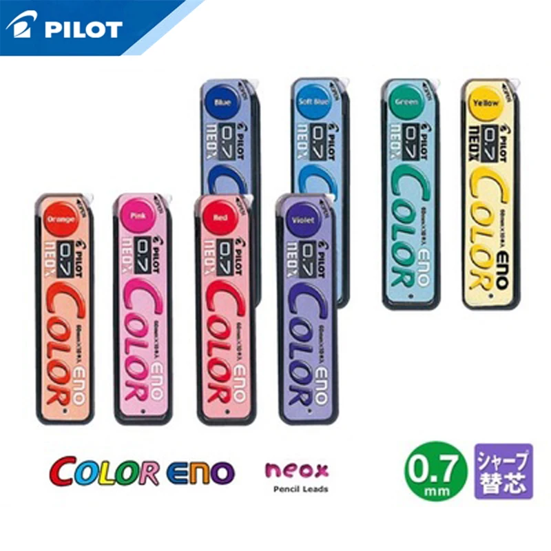 Pilot Neox-lápiz mecánico Eno HRF7C-20, 8 colores a elegir