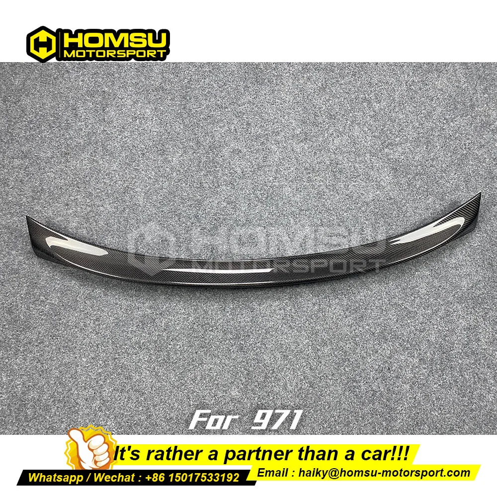 carbon fiber rear spoiler for panamer a 971 Car Trunk Spoiler Car Styling Wing Car Accessories Spoiler for porsch 971 Dropship