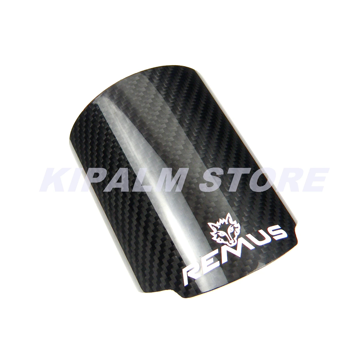 1PCS REMUS Car Universal Exhaust Pipe Carbon Fiber Cover Exhaust Muffler Pipe Tip Carbon Fiber Case Exhaust Tip housing