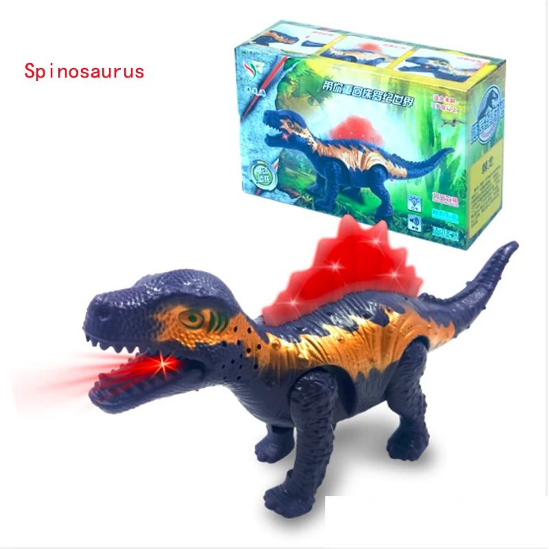 Electric Walking Dinosaur Pterosaur Spinosaurus Stegosaurus Ceratosaurus With Light Sound For Kids Baby Toys Birthday Gift