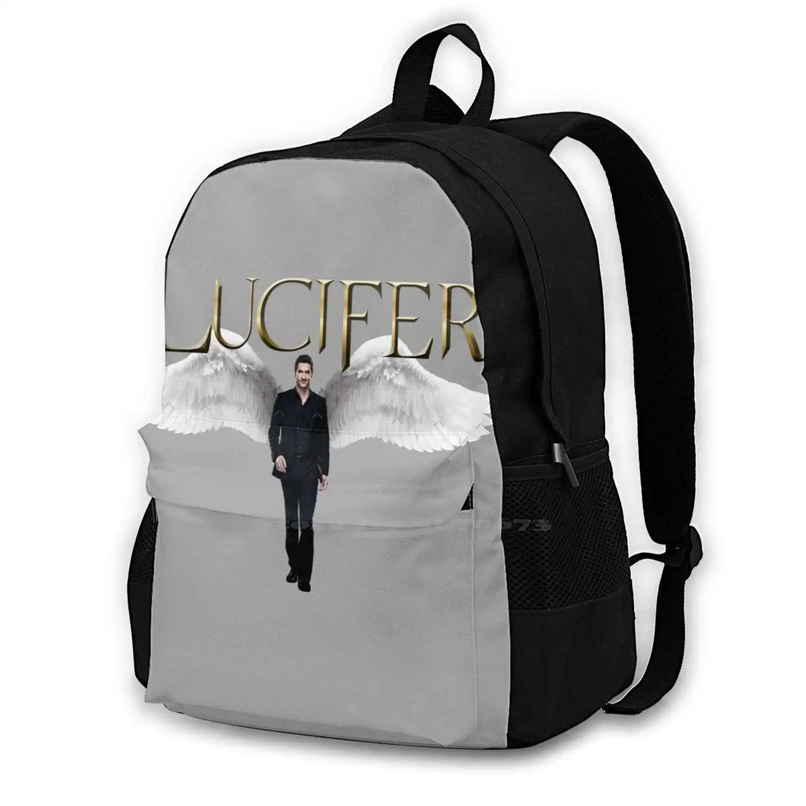 Lucifer Mornin Travel Laptop Bagpack School Bags Lucifer Tom Ellis Lucifer Mornin Savelucifer