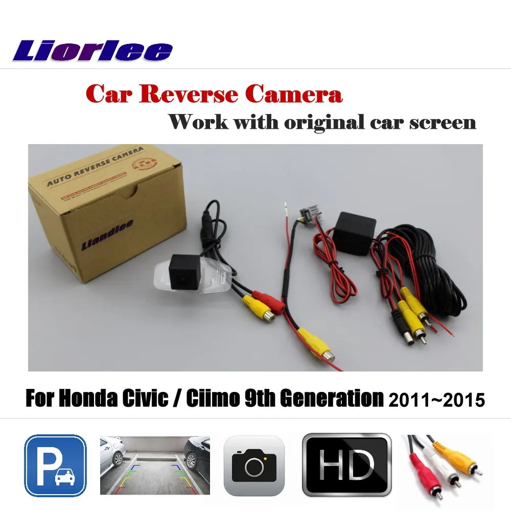 For Honda Civic / Ciimo 9th 2011~2015 Car Rearview Rear Camera Original Screen / HD CCD Backup Parking CAM