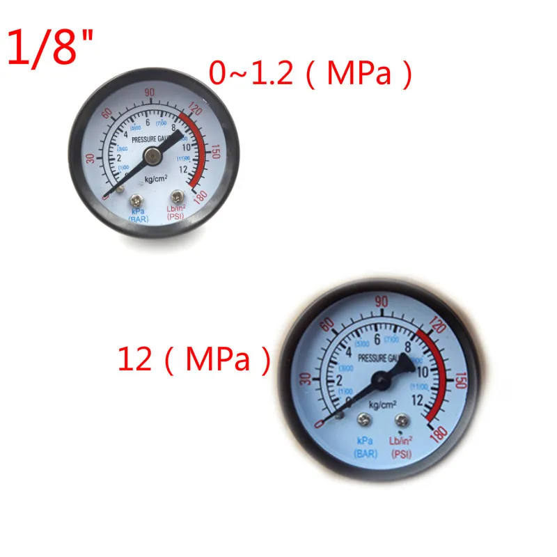 1 X Bar Air Pressure Gauge 9mm/10mm 1/8\