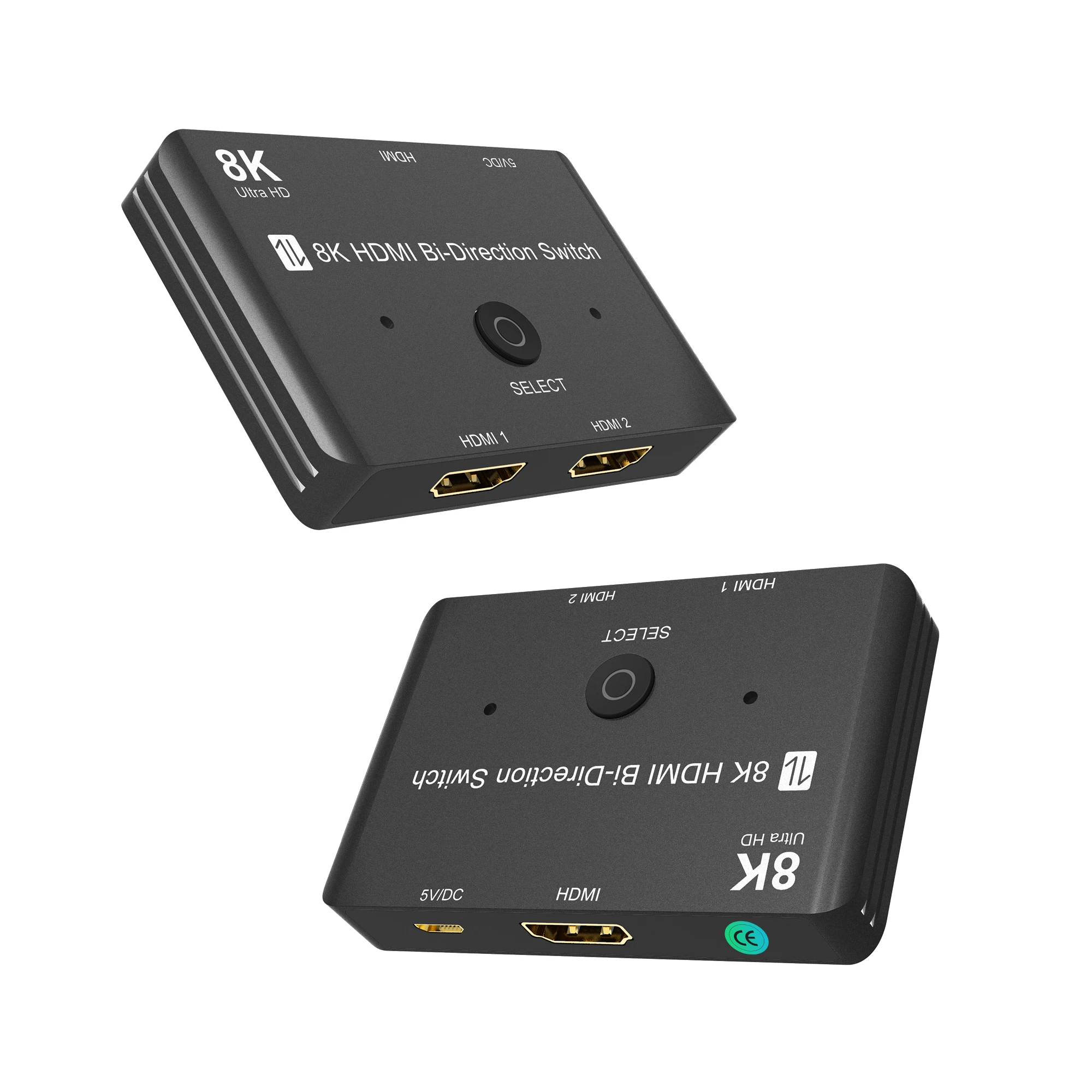 Ultra HD 2,1 HDMI-kompatibel Bi-Directional Schalter Splitter 8K @ 60Hz 4K @ 120hz 1 In 2Out 2 In 1Out adapter für Xbox PS5 Projektoren