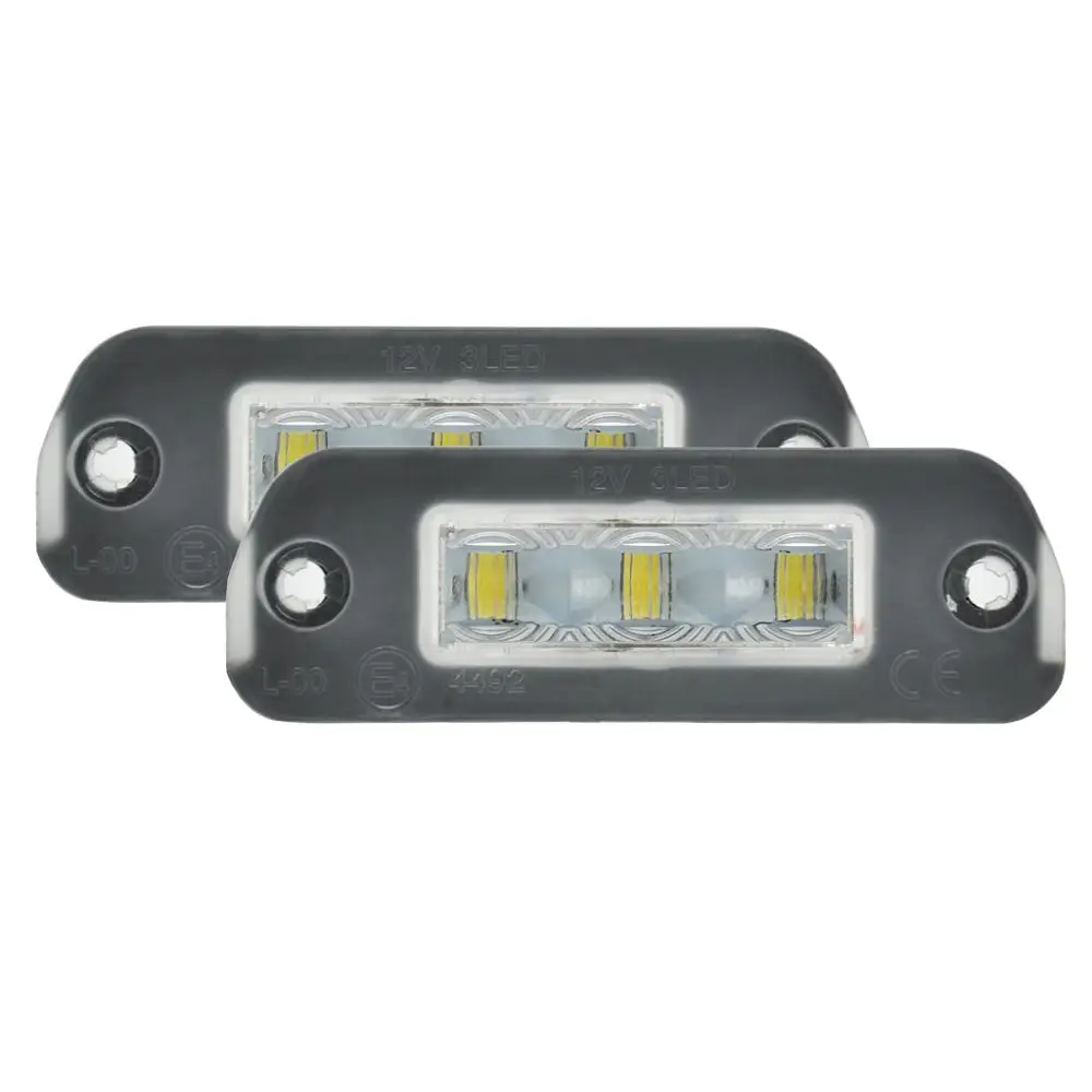 For Benz R-Class W251 ML-Class W164 GL-Class X164  Car Rear white LED license plate light number plate lamp