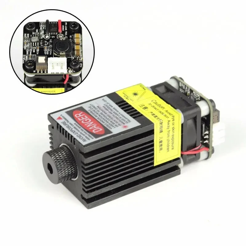 FB03-2300 2300mw módulo laser azul 2.54-3p ttl/modulação pwm para diy gravador a laser para eleksmaker tempo de vida 10,000 horas