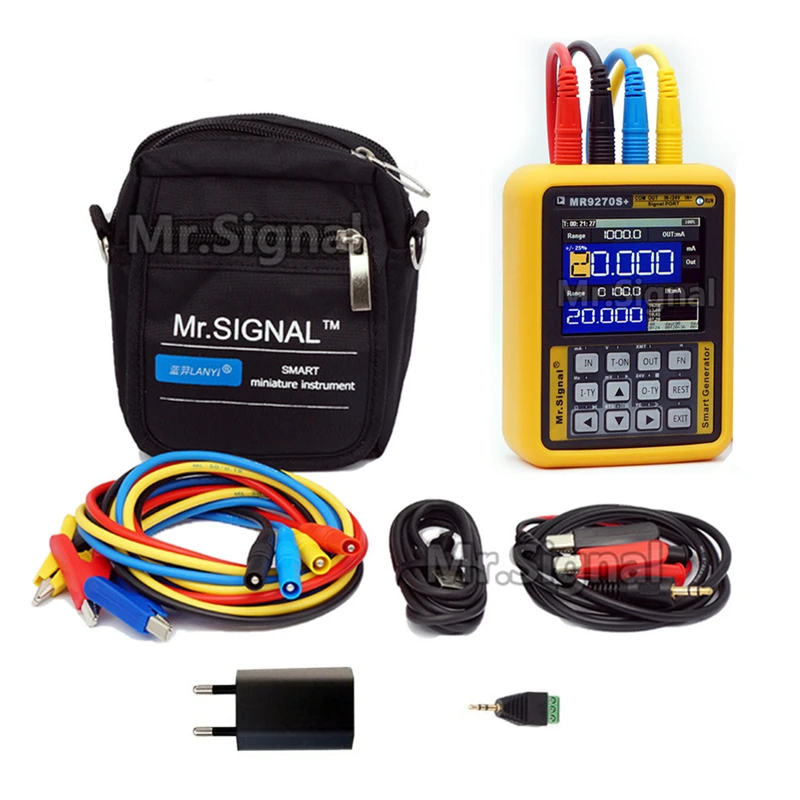 Gerador de Sinal Calibrar Tensão Atual Pt100 Termopar Pressão Transmissor Registador Pid Freqüência Mr9270s Mais 420ma