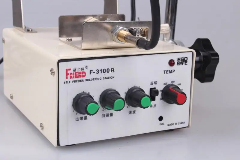Máquina de soldadura de pie automática multifunción de 220V, soldador de temperatura constante, mesa de soldadura, máquina de alimentación de estaño