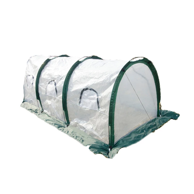 Portable Home Tunnel Greenhouse, Mobile Mini Greenhouse, Ventilated Greenhouse Plant, Cold Insulation Cover, 3M