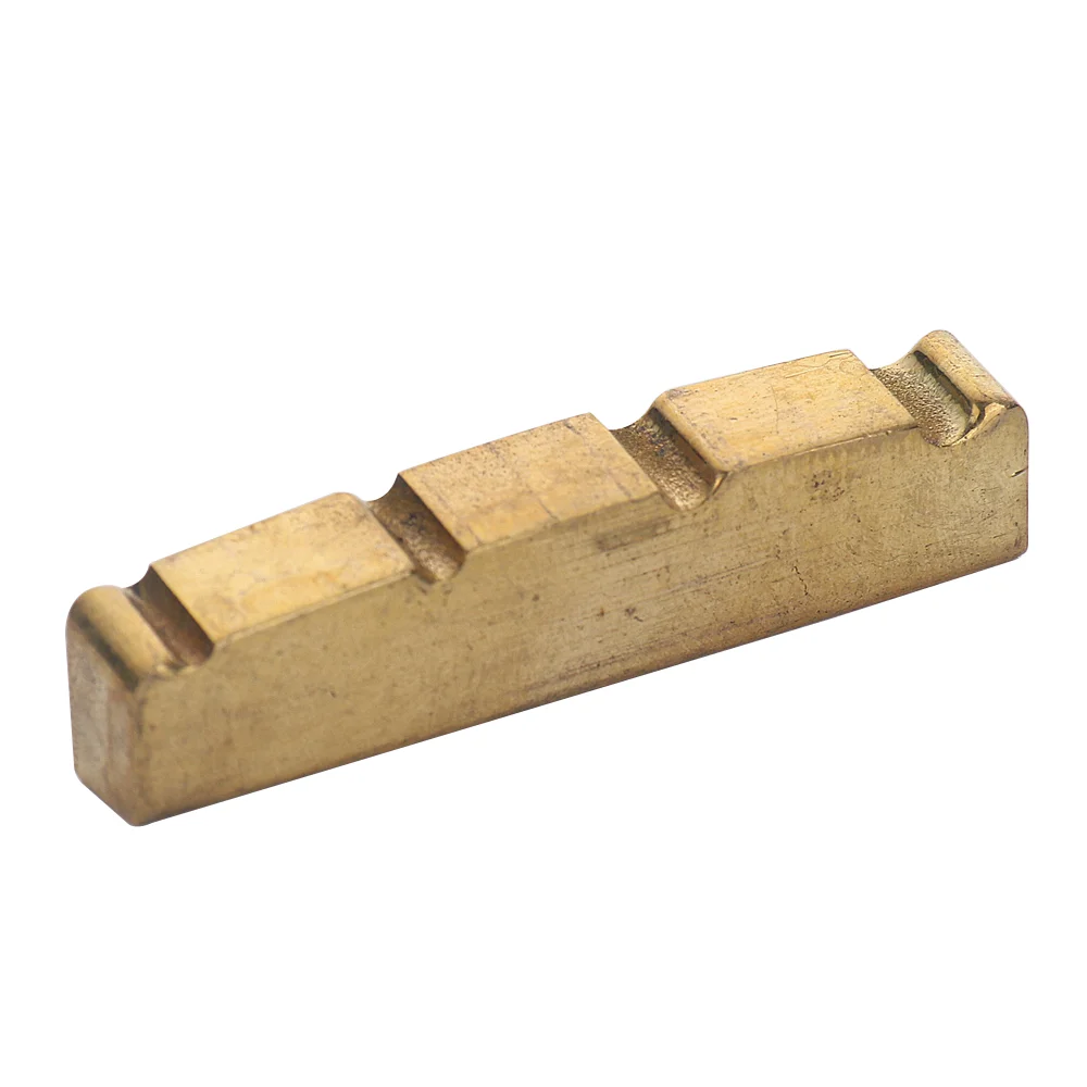 1Pcs Bass Guitar Nut Brass Nut 4 String Bass Nut 42mm X 6mm