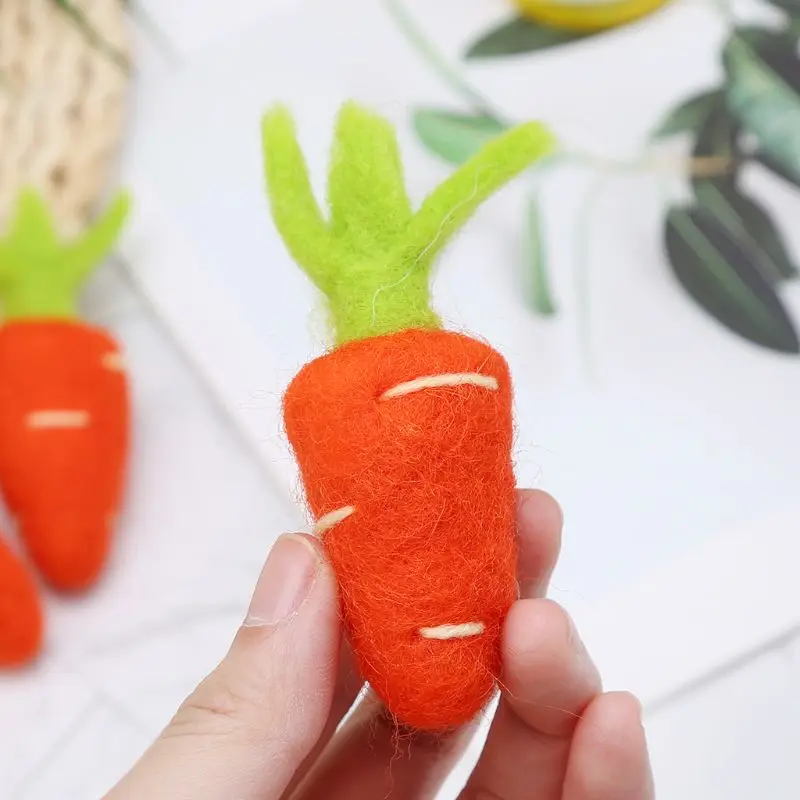 

Photography Props Felt Carrot Vegetable DIY Handmade Crafts Decoration Christmas Baby Photo Background Accessories Clothing