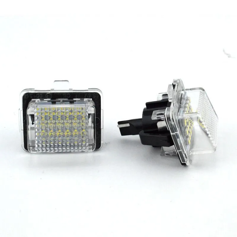2Pcs/Sets Rear License Plate Lights Brake Lamps For Benz W204 W212 W216 W207 W221 Rear License Plate Brake Lights