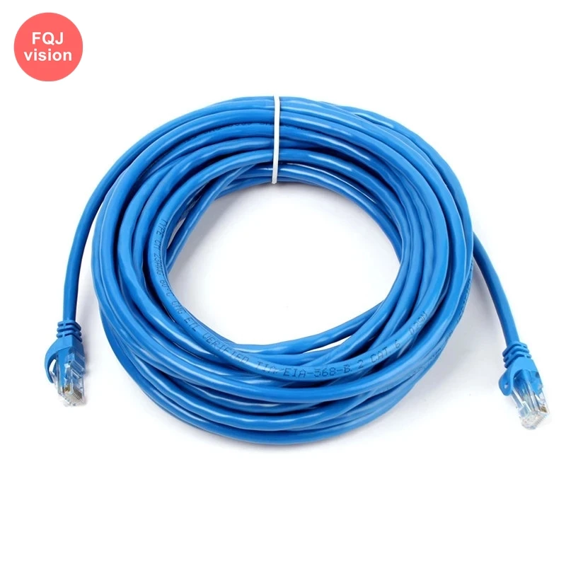 Waterproof IP NVR System Wired CAT6 High Speed RJ45 Cable Internet Network LAN Cable Cord PC Computer Cables for IP POE Camera