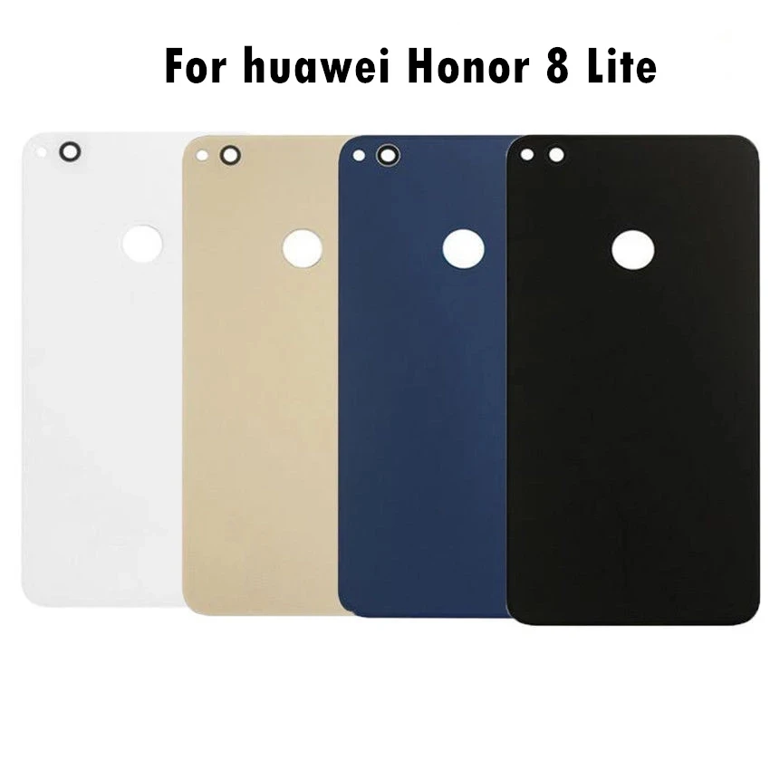 For Huawei honor 8 Lite Back Battery Cover Door Rear Glass Housing Case For honor 8 Battery Cover for Honor8 Housing