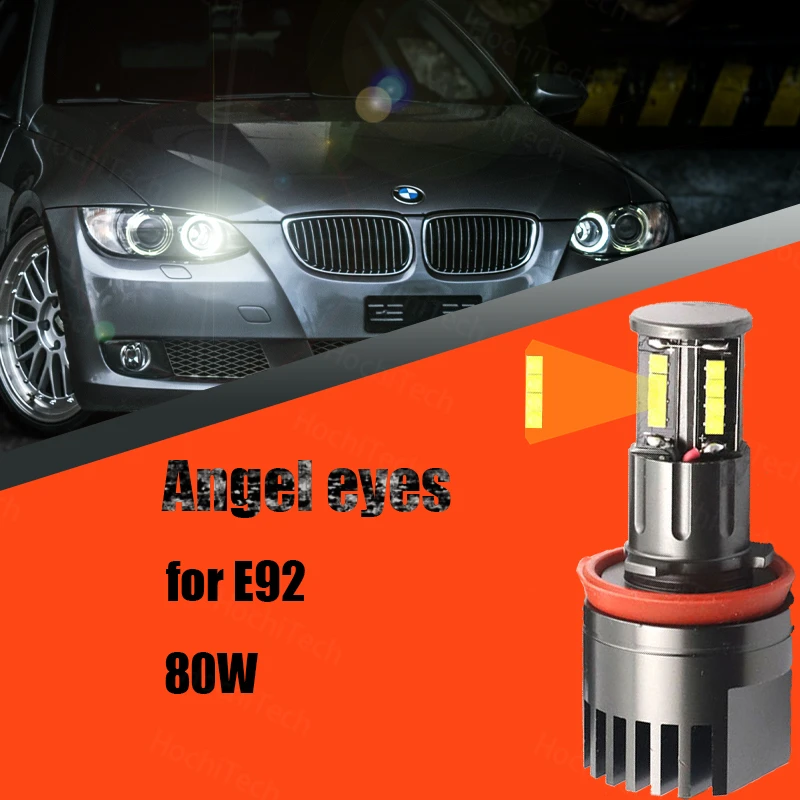 160W 3 anni Warraty IP65 LED ultra luminoso Marker 6000K per BMW 2008-2011 1 Serie E81 E82 Coupe LED angel eye luce