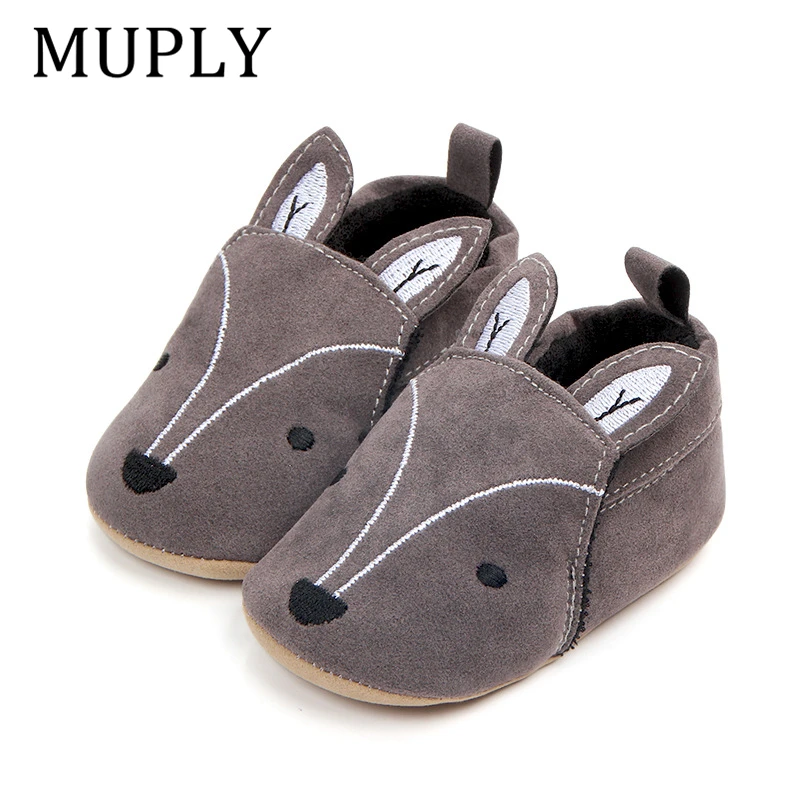 

Baby Boys Girls Shoes For Newborn Infant Toddler Soft Sole Cute Crib Shoes Slipper First Walker Anti-slip Sneaker Fox Baby Shoes