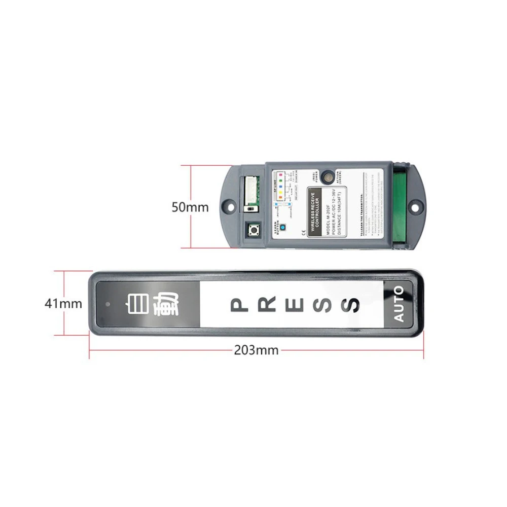 Automatic door access control wireless hand pressure switch touch sensor door access button wireless remote control switch