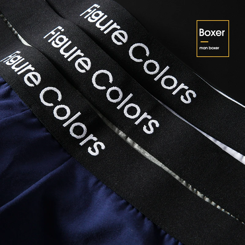 Figure colors Male Panties Cotton Men\'s Underwear Boxers Breathable Man Boxer Solid Underpants Comfortable Brand boxershorts