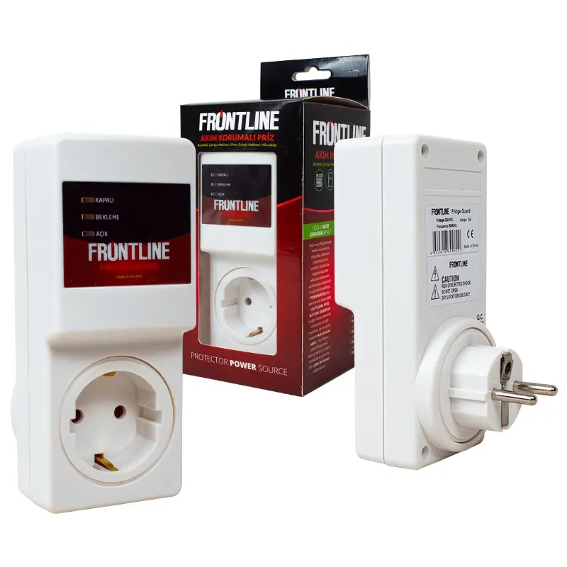 FRONTLINE FRIDGE GUARD SINGLE CURRENT PROTECTED PRİZ