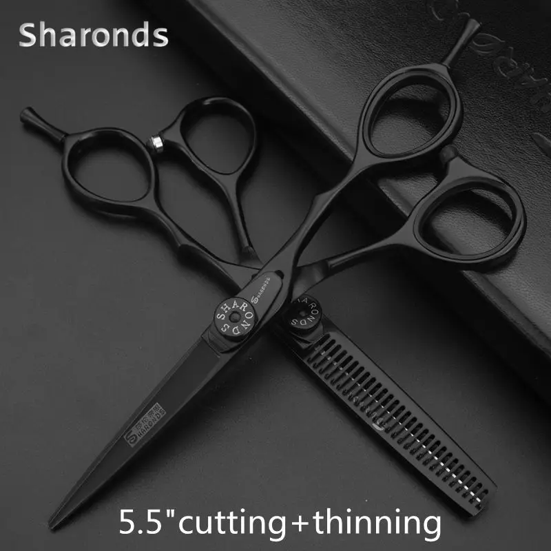 Neues Haarschneidescheren-Set Professionelle Friseurscheren Hochwertige Schönheitssalon-Scheren 5,5/6,0 Zoll Haarschneidewerkzeug – Detail 3