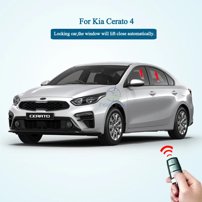 FORYOU Car Automatic Intelligent Close Open  2 by 2 Kit Module For Kia Cerato 4 By Remote Control