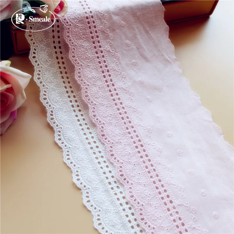 Exquisite Cotton Embroidery Lace, Openwork Cloth, DIY Clothing Accessories, Curtains Width 14cm, RS3030