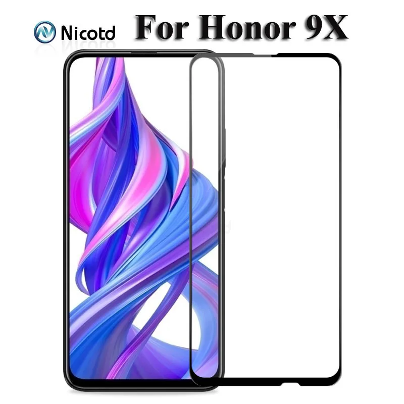 honer 9x protective glass on honor 9x for huawei honor 9x Pro 9 X Honor9X 9XPro HLK-L21 9H screen protector safety tempered film