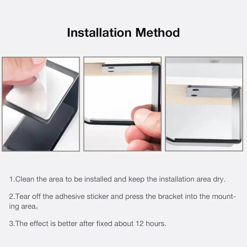 อลูมิเนียมอัลลอยด์หูฟังแขวนผู้ถือ Wall Mount ชุดหูฟังจอแสดงผลวงเล็บแขวนหูฟัง Rack 50x64mm