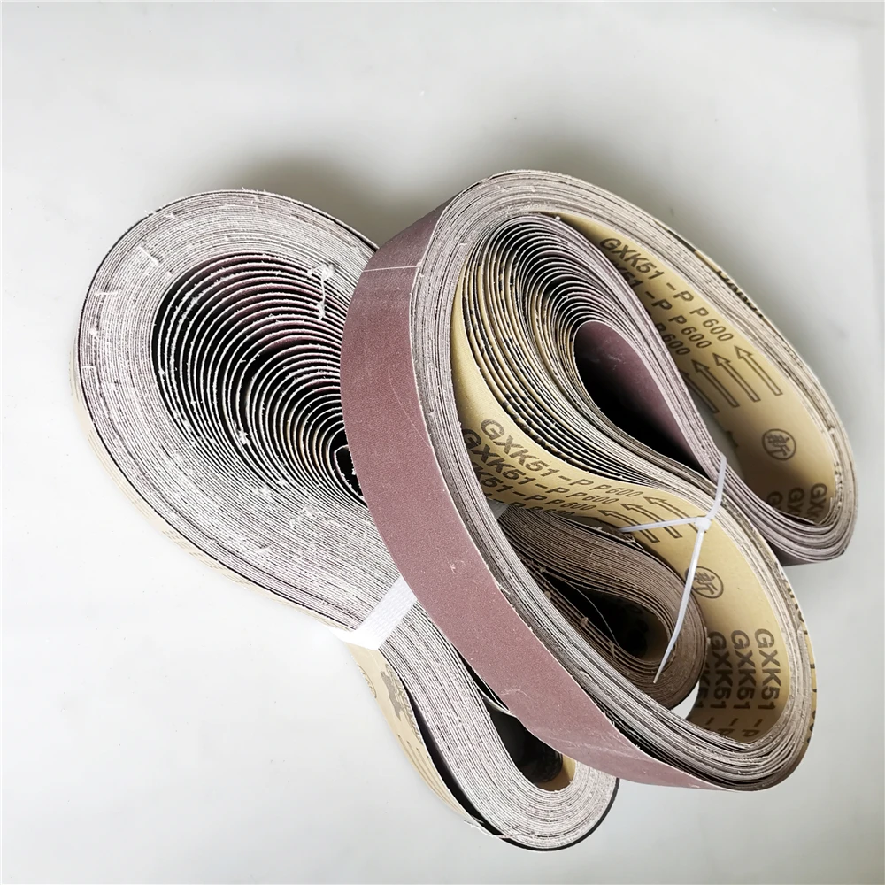 10 ชิ้น 50x1220 มม./O สายพานขัด 2 "* 48" P60-600 หยาบ fine บดเครื่องบดเข็มขัดอุปกรณ์เสริม