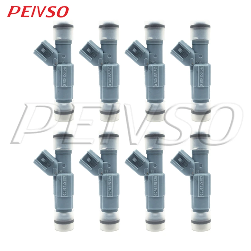 

PEIVSO 8pcs 0280155849 XF1E-A5B Fuel Injector For Dodge&Jeep Dakota Durango / Ram 1500 / Commander / Grand Cherokee 4.7L