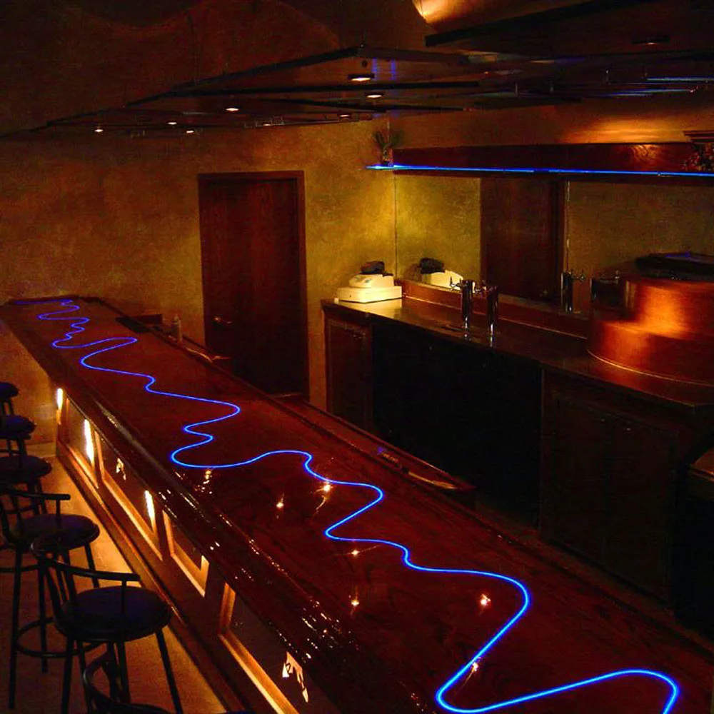 PMMA Side Glow Fiber Optic Lighting 2/3/4mm Diameter Solid Core Optic Cable for Led Lights