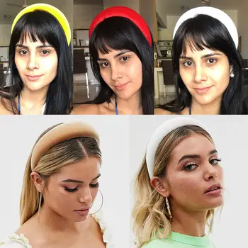 Levao 加厚天鵝絨髮箍 加厚海綿髮圈 女士髮帶 女孩魅力髮飾 寬頭箍 10 最佳銷售 超寬頻 - №9