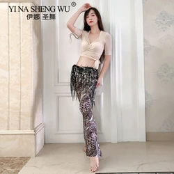 New Style Belly dance Costume Set Top Pants Belt 2/3pcs Suit For Women Oriental Dance Clothes Waistchain Performance Shaabi
