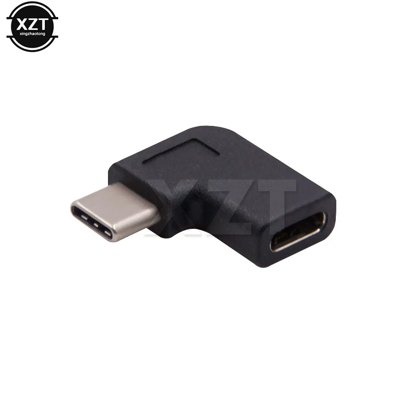 Right Angle 90 Degree USB 3.1 Type C Male To Female USB-C Converter Adapter