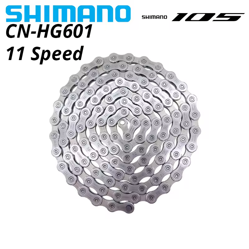 SHIMANO-Cadena de bicicleta de montaña Deore 105 SLX HG601 HG600 M7000 R7000 128L, 11 velocidades, CN-HG601, 5800 cadenas, 11V
