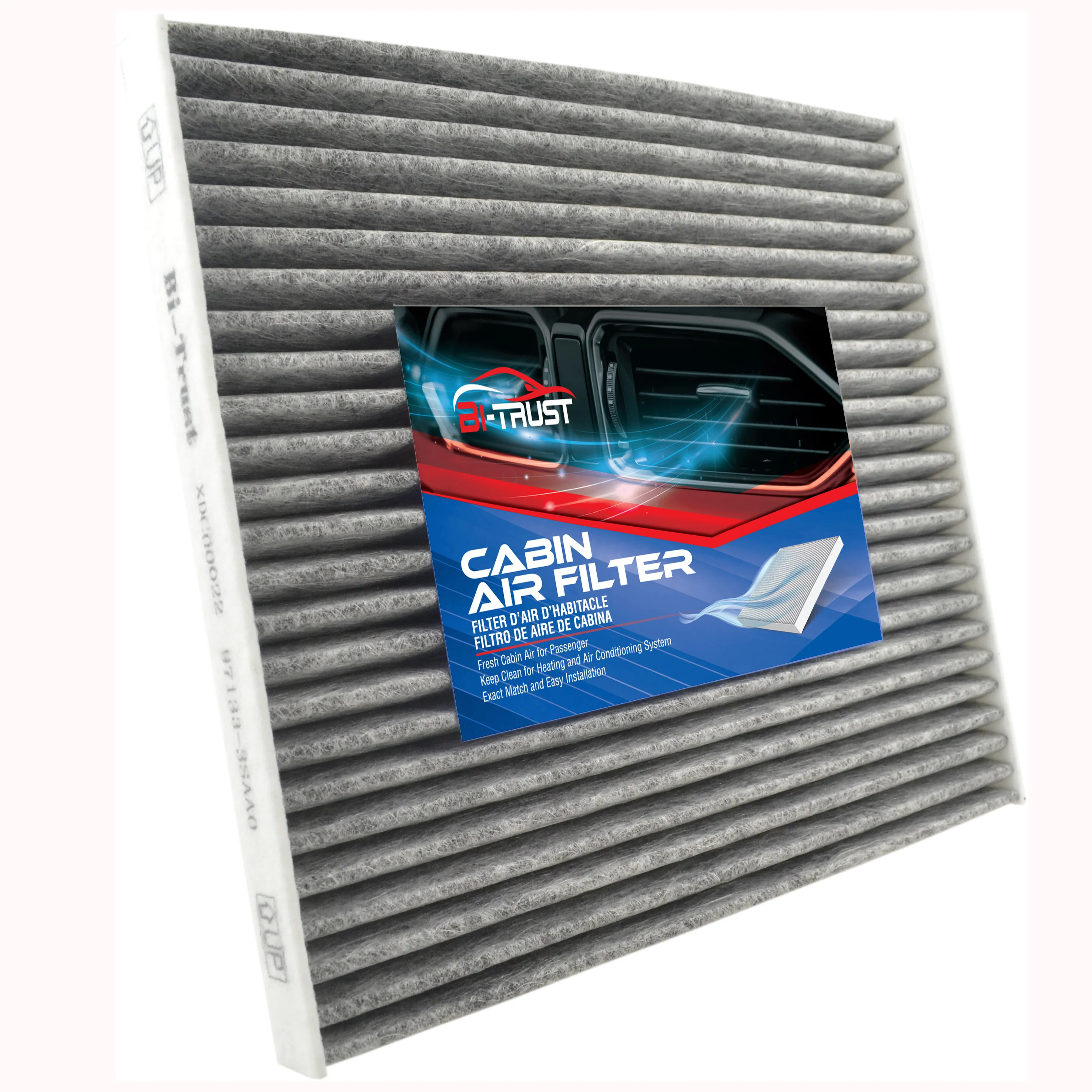 

Bi-Trust Cabin Air Filter Activated Carbon for Chevrolet Captiva Sport Equinox/GMC Terrain/Hyundai Azera Santa Fe/Kia Cadenza