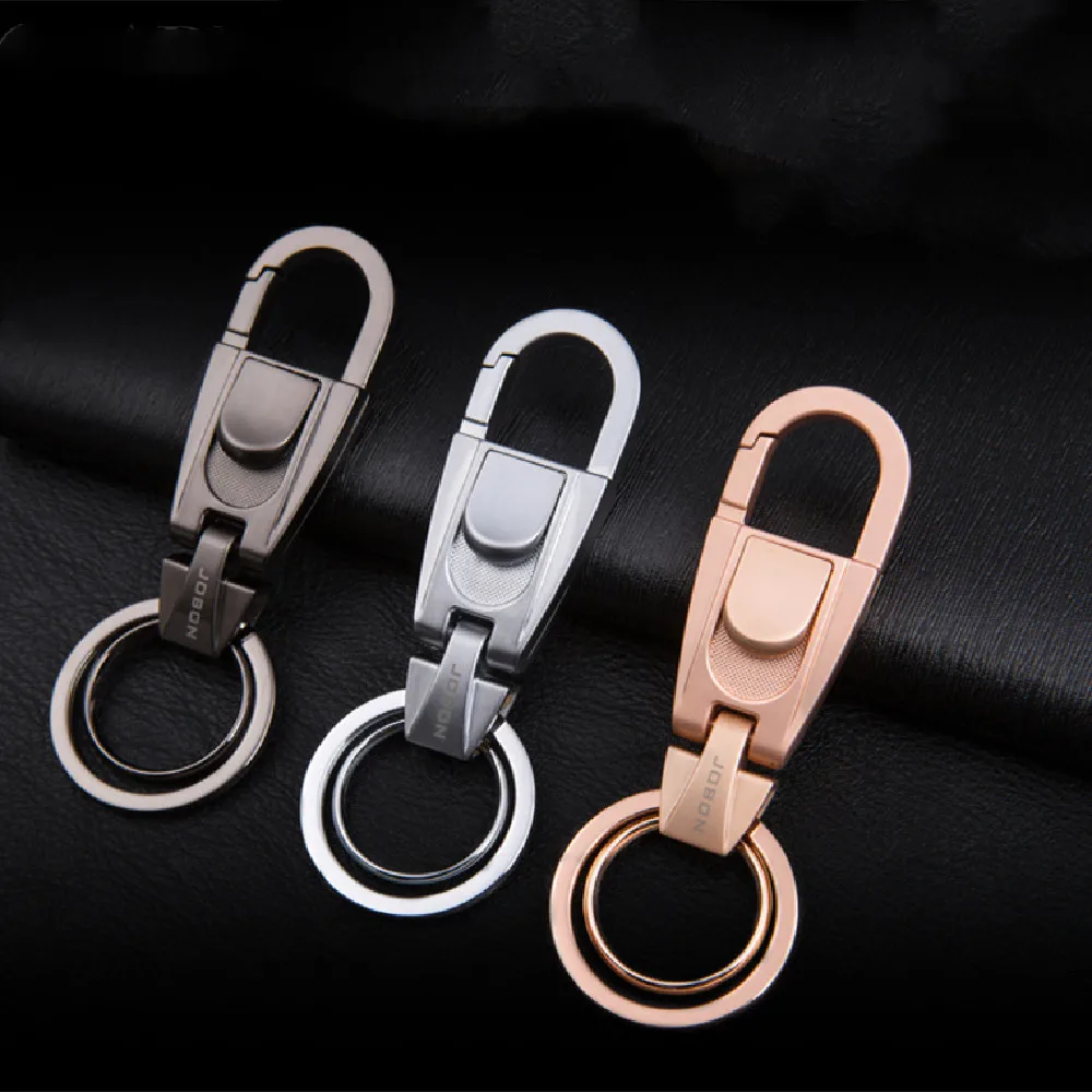 High-Quality Titanium Steel Keychain Men's Creative Waistband Simple Key Chain Pendant Jewelry