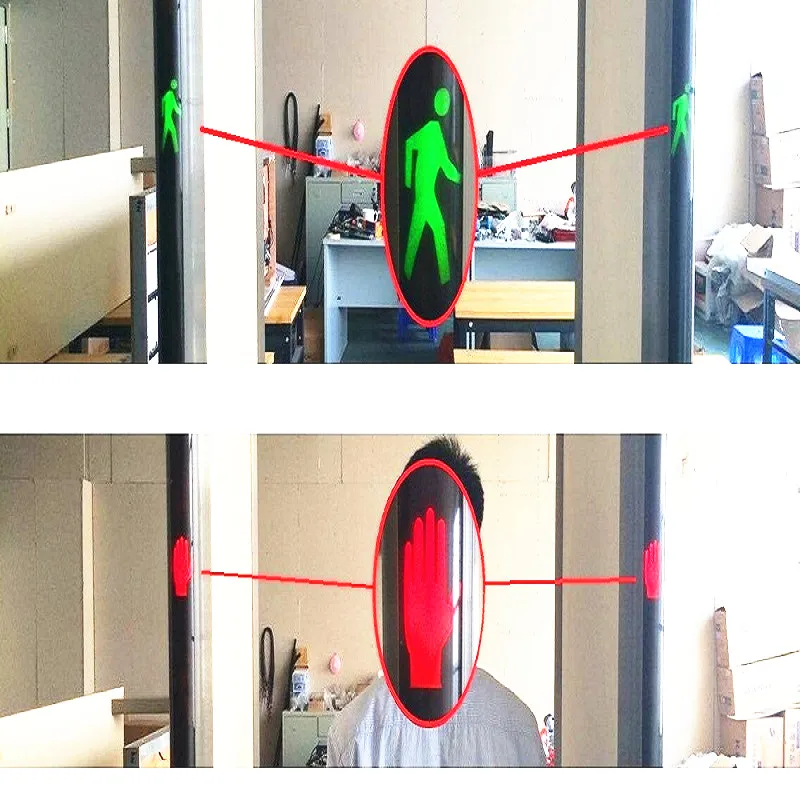 SECUGATE 550M 33 Zones Walk Through Metal Detector Door Frame Metal Detector Full Body Scanner