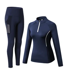 Thermal Underwear Sets Women's Winter Stretch Long Johns Quick Dry Anti-microbial Intimates Warm Thermo Pajamas Athletic Clothes