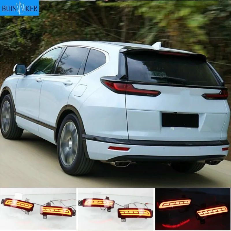 

2Pcs LED Rear Bumper Reflector Light for Honda BREEZE 2020 Parking Warning Brake Light Running Reverse Tail Lamp