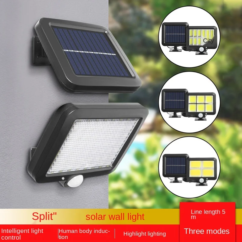 

56LED Solar Powered Light Induction Wall Lamp Outdoor Motion Sensor Wall Light Wall Emergency Street Security Lamp