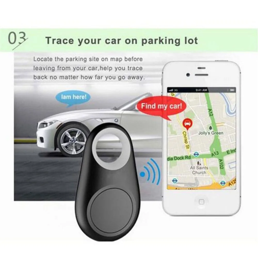 Smart Remote Control Anti-lost Keychain Alarm Bluetooth-compatible Tracker Kids Protect Key Finder Tags Localizador GPS Locator