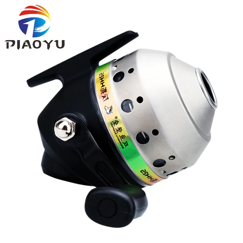 

Speed Ratio 3.4:1 Slingshot Fishing Reel Shooting Fish Use Dart Stainless Steel Closed Fishing Wheel Right/Left Interchangeable